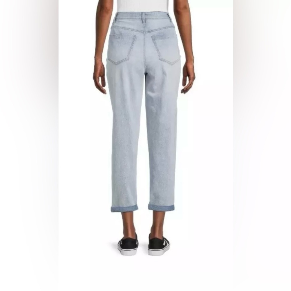 No Boundaries Jeans Juniors High Rise Cinched Mom Denim 5 Button Size 9